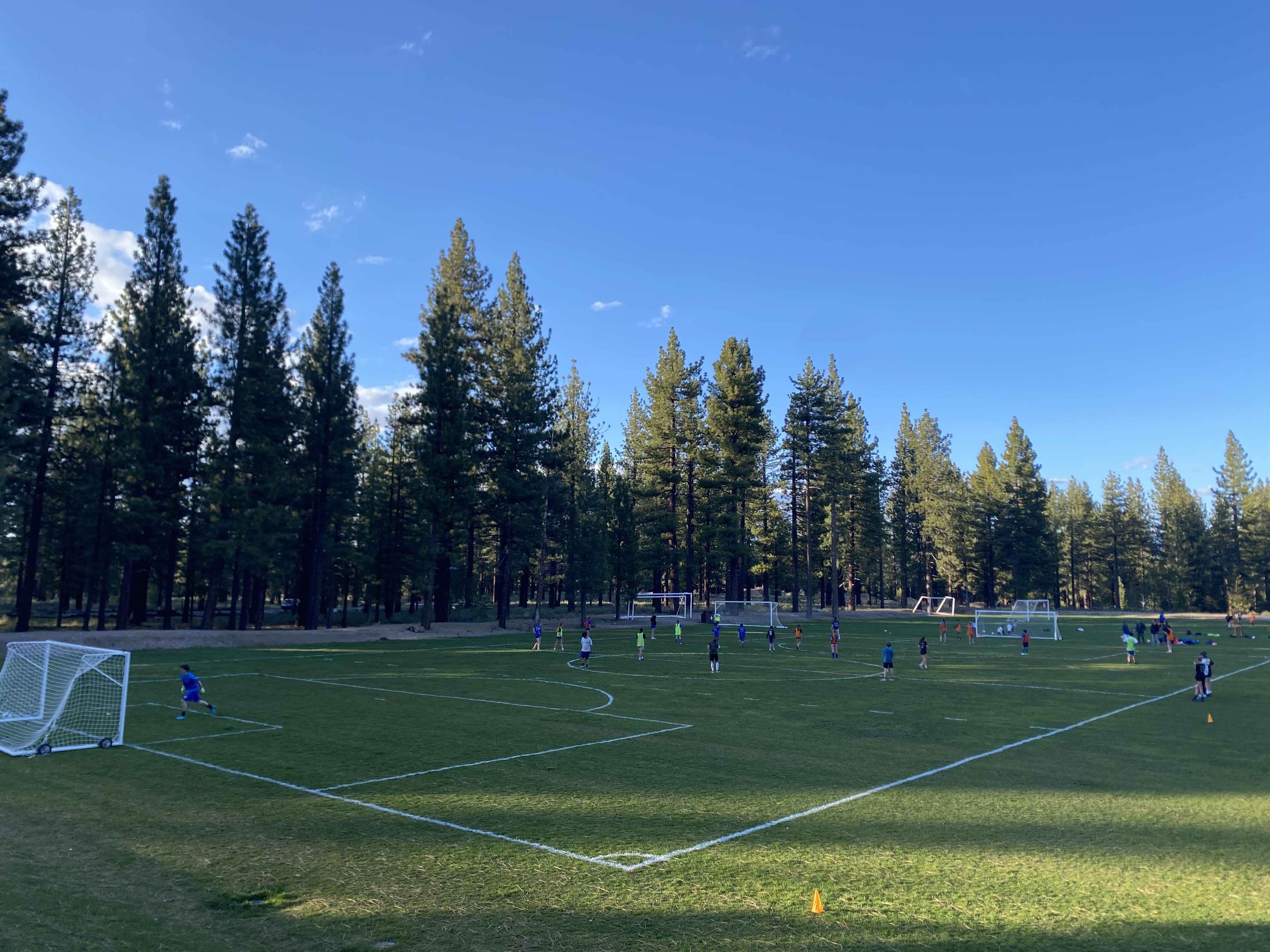Community playfields at Lake Tahoe Community College